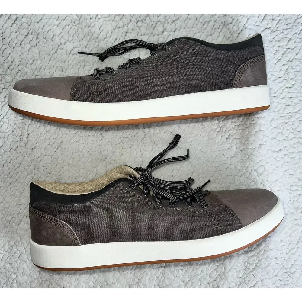 Kodiak Gray Leather Karlen Lace Casual Shoe - size 10 - A-U3